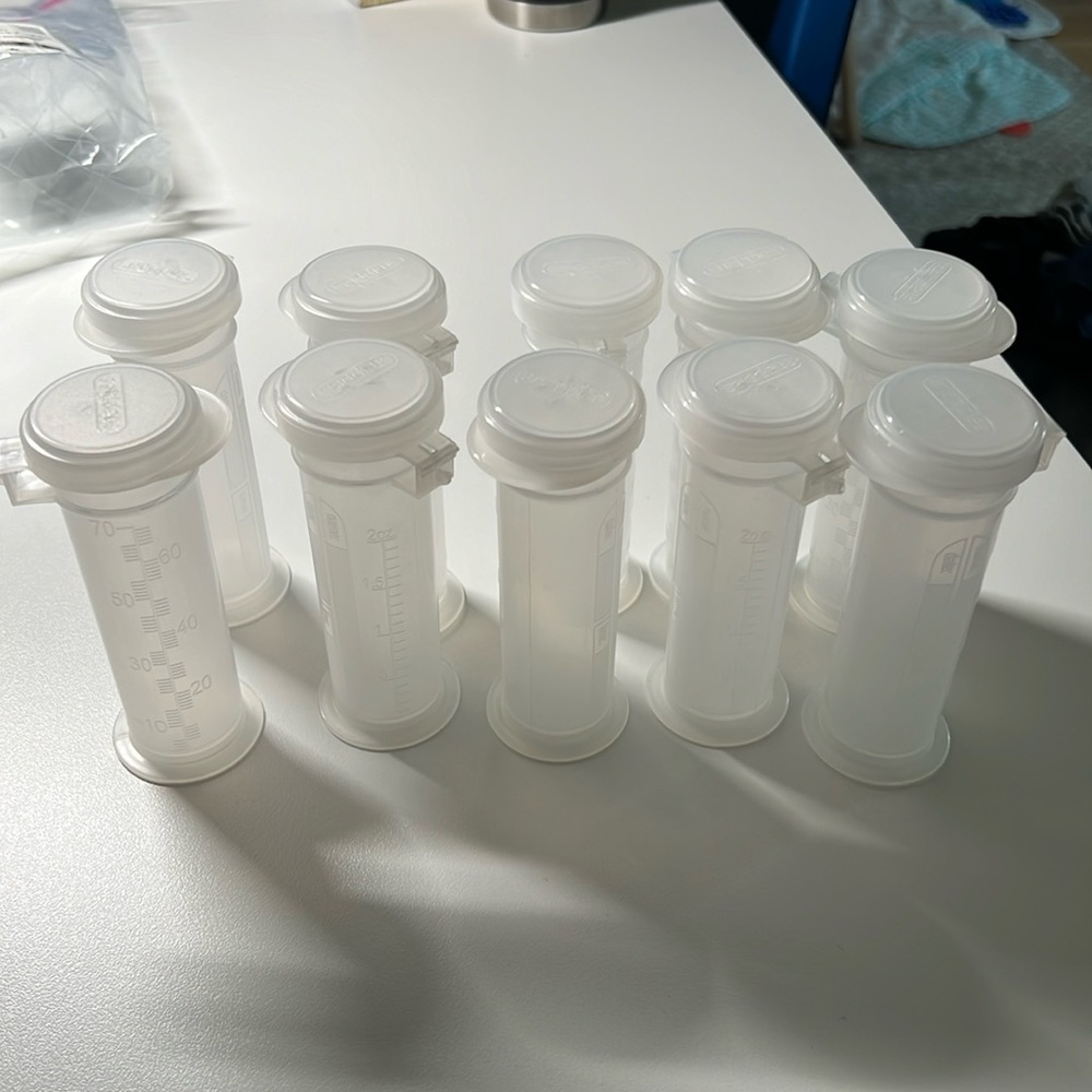 3 for $9 
Set of 10 Snappies breastmilk storage containers, 2oz capacity each